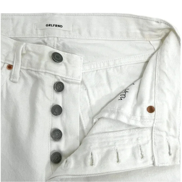 GRLFRND Karolina White Flag High Rise Rigid Denim
Skinny Ankle Jeans Size 26 - Picture 7 of 11